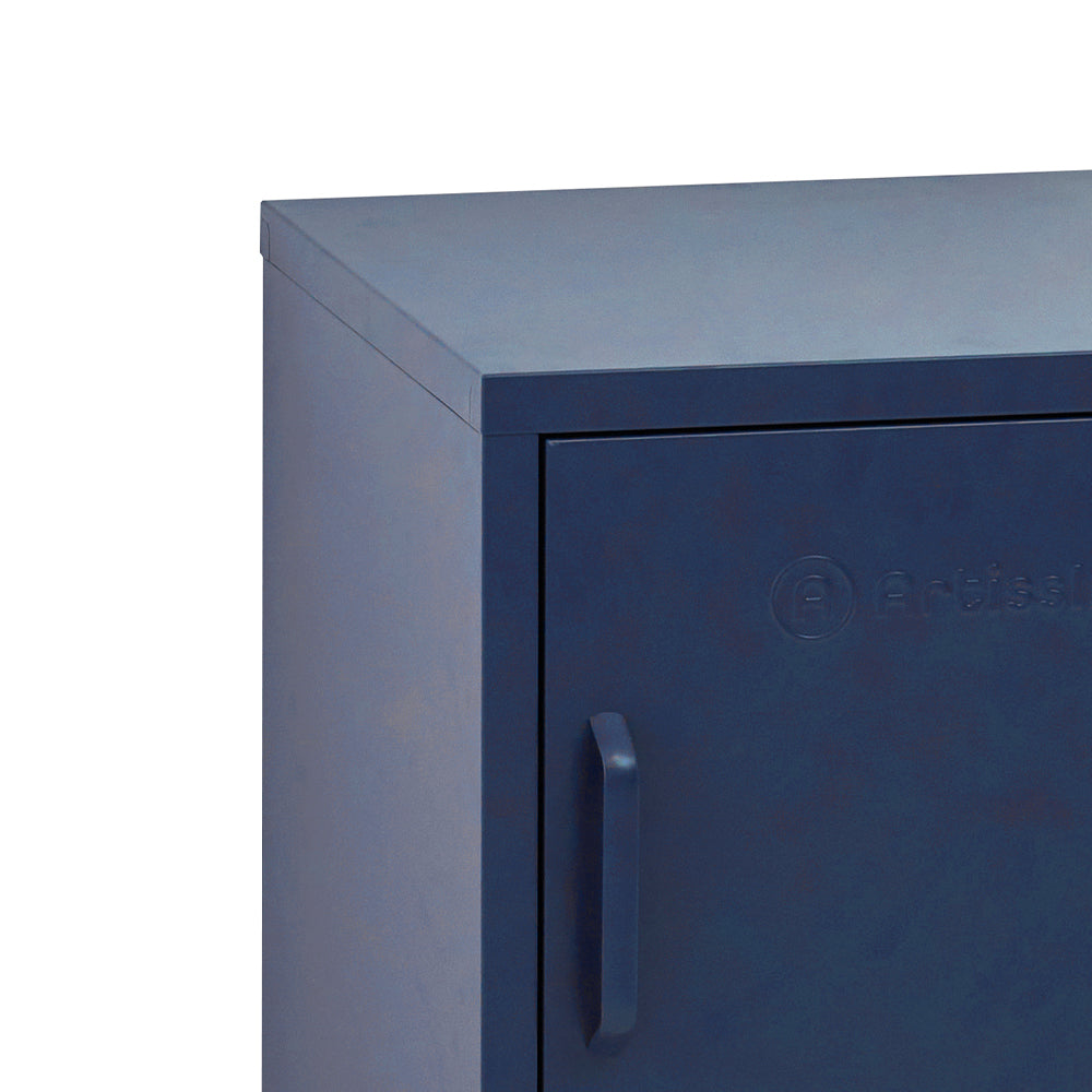 ArtissIn Metal Locker in blue, featuring adjustable shelf and practical design for versatile storage solutions.